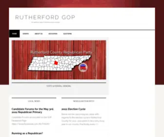 Rutherfordgop.org(The Republican Party of Rutherford County) Screenshot