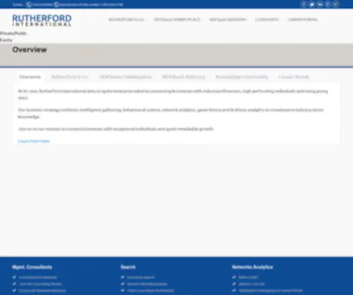 Rutherfordinternational.com(Executive Search) Screenshot
