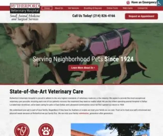 Rutherfordvet.com(Rutherford Veterinary Hospital) Screenshot