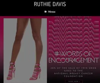 Ruthiedavis.com(Ruthie Davis®) Screenshot