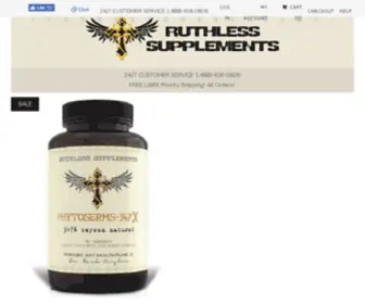 Ruthlesssupplements.com(Claim the FREE audiobook version of Parts 1) Screenshot