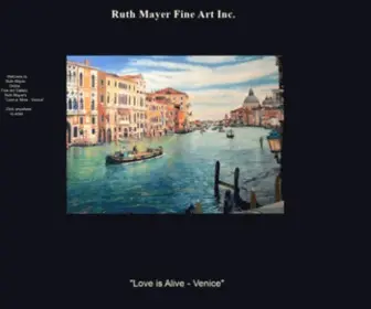 Ruthmayer.com(Ruth Mayer Fine Art Inc) Screenshot