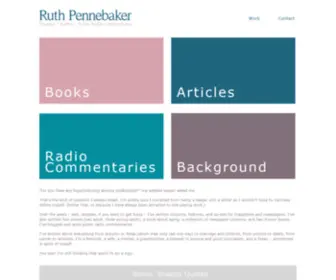 Ruthpennebaker.com(Ruth) Screenshot