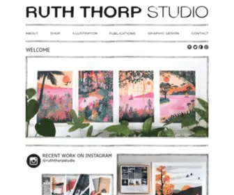 Ruththorpstudio.co.uk(ILLUSTRATION AND DESIGN) Screenshot