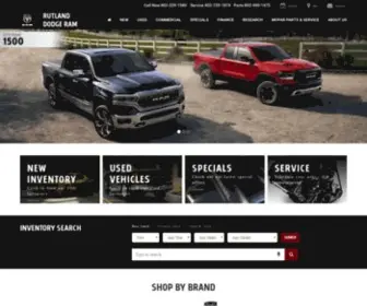 Rutlanddodgeram.net(Cars and Trucks for Sale in Rutland) Screenshot