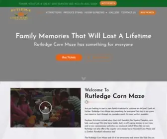 Rutledgecornmaze.com(Rutledge Family Farm) Screenshot