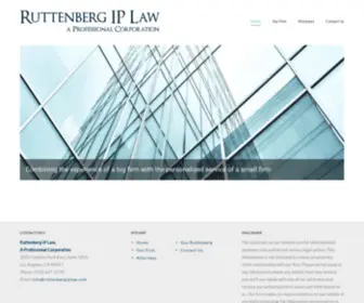 Ruttenbergiplaw.com(Ruttenberg IP Law) Screenshot