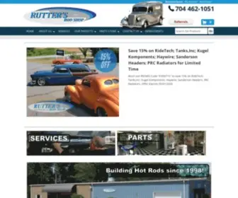 Ruttersrodshop.com(Custom Hot Rod Parts & Street Rod Builders) Screenshot