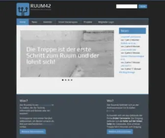 Ruum42.ch(Hackerspace in St.Gallen) Screenshot