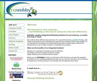 Ruwebby.com(Website Design Programming) Screenshot