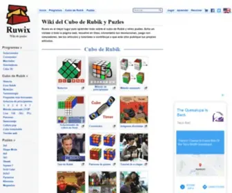 Ruwix.es(Wiki del cubo de Rubik y puzles) Screenshot