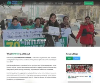 Ruwonnepal.org.np(RUWON Nepal) Screenshot