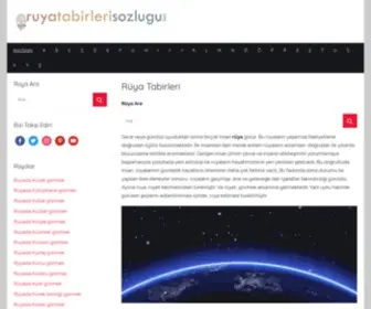 Ruyatabirlerisozlugu.net(Rüya Tabirleri Sözlüğü A) Screenshot