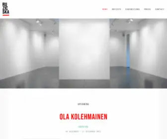 Ruzicska.com(Contemporary Art Gallery) Screenshot