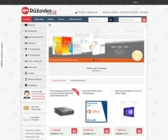RuzovKa.cz(Levné počítače a software) Screenshot