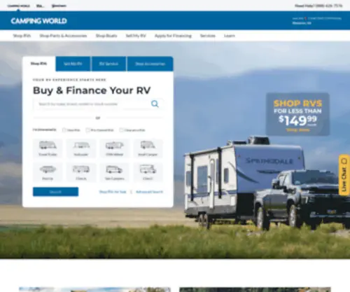 RV-Max.com(RV-Max Offers RV Sales & Rentals) Screenshot