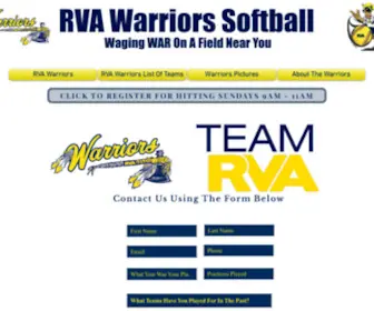 Rvabattingcages.com(Best Travel Softball Teams In RVA) Screenshot