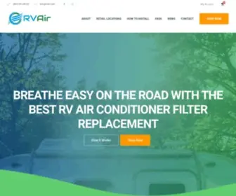 Rvair.com(RV Air Filters) Screenshot