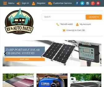 Rvautoparts.com(RV and Auto Parts) Screenshot
