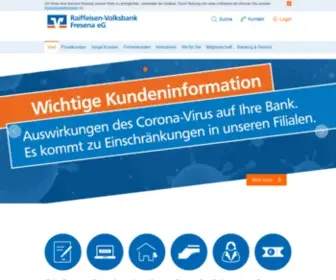 RVBfresena.de(Raiffeisen-Volksbank Fresena eG) Screenshot