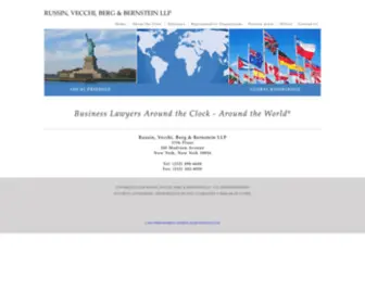 RVblaw.com(Russin, Vecchi, Berg & Bernstein LLP) Screenshot