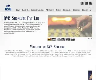 RVBshorlubes.com(RVB) Screenshot
