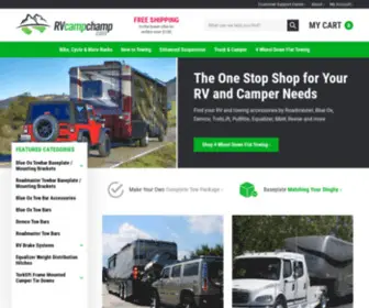 Rvcampchamp.com(RV Accessories & Towing Parts RV Tow Bars) Screenshot