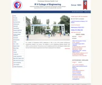 Rvce.edu.in(R V College of Engineering) Screenshot