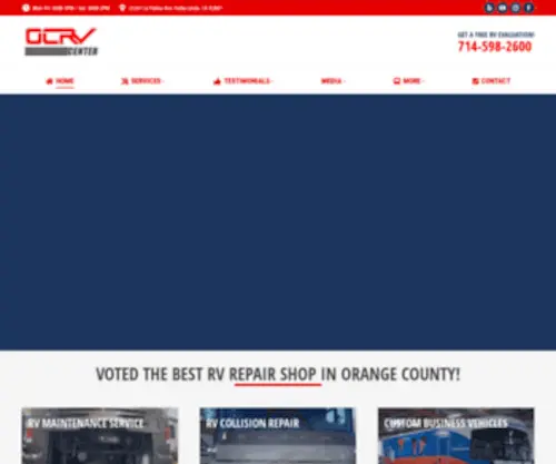Rvcollisionrepairpaintshop.com(OCRV) Screenshot