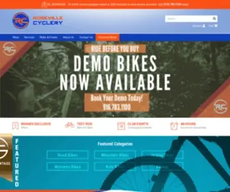 RVCYclery.com(Roseville Cyclery) Screenshot