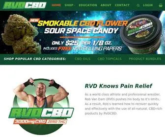 RVDCBD.com(Rob Van Dam (RVD)) Screenshot