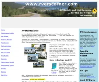 Rverscorner.com(RVers Corner) Screenshot
