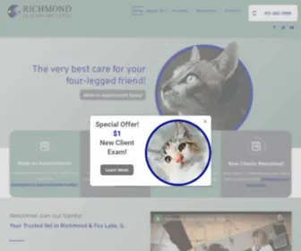 Rvetclinic.com(Vet Clinic in Fox Lake & McHenry) Screenshot