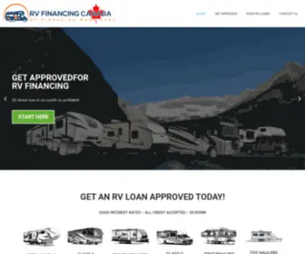 Rvfinancingcanada.ca(RV Financing Canada) Screenshot