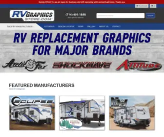 RVgraphicsStore.com(Replacement RV Decals and Graphics) Screenshot