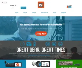 Rvibrake.com(Flat Towing Product for Your RV Adventures) Screenshot