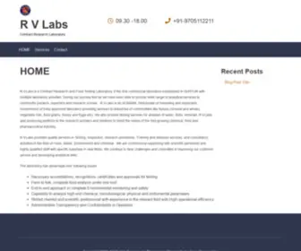 Rvlabs.in(R V Labs) Screenshot