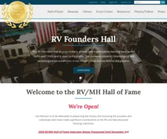 RVMhhalloffame.org(RV/MH Hall of Fame) Screenshot