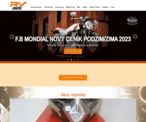 Rvmoto.cz(Motocykly) Screenshot
