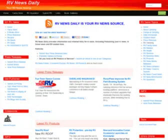 Rvnewsdaily.com(RV news daily) Screenshot