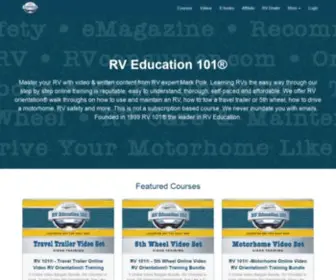 Rvonlinetraining.com Screenshot