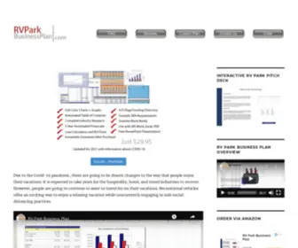 Rvparkbusinessplan.com(Complete business tools for RV Parks and campsites) Screenshot