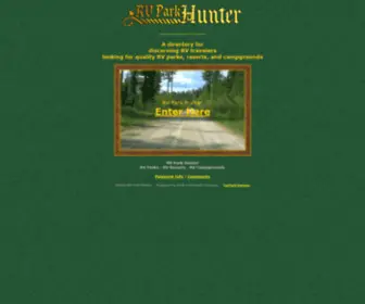 Rvparkhunter.com(RV Park Hunter) Screenshot