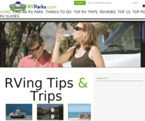 Rvparks.com(Find RV Parks) Screenshot