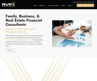 Rvpiiconsulting.com(Family, Business, & Real Estate Financial Consultants) Screenshot