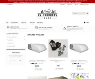 RVproductsshop.com(The best source for rooftop RV air conditioners and ventilation products and resources) Screenshot