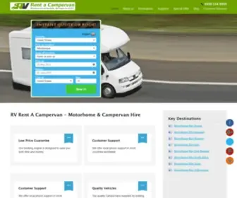 Rvrentacampervan.com(Rent a Campervan) Screenshot