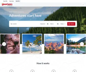 Rvrentals.com(RV Rentals) Screenshot