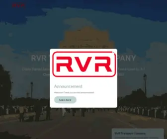 RVRtransports.com(Rvr Transport Company) Screenshot