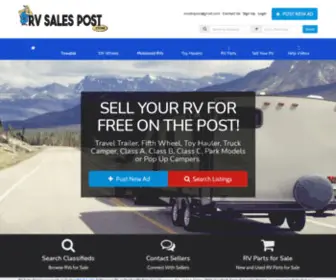 Rvsalespost.com(RVs for sale) Screenshot